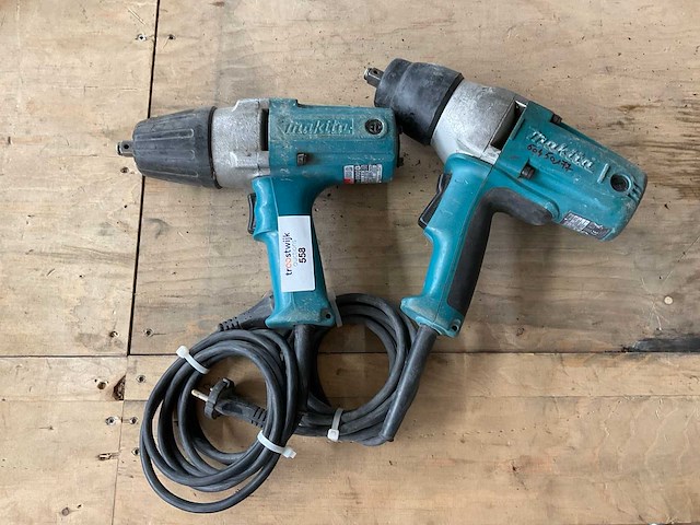 Makita slagmoersleutel (2x) - afbeelding 1 van  7