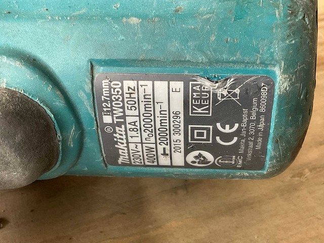 Makita slagmoersleutel (2x) - afbeelding 7 van  7