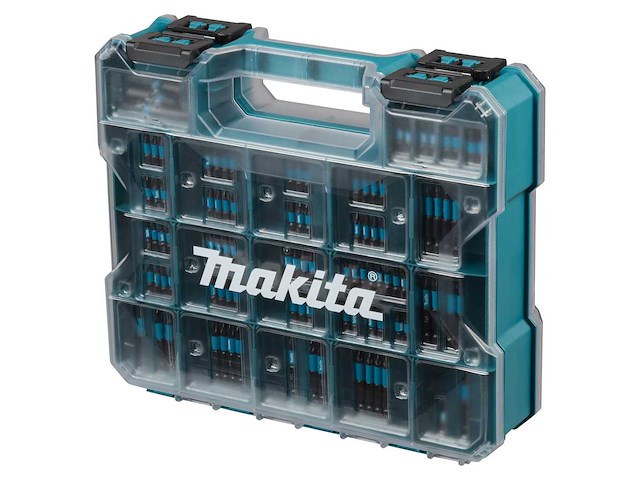 Makita slagschroefbitset 100 delig bits, boren en beitels - afbeelding 1 van  2