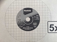 Makita slijpschijven 355x4.3x25.4mm bandenzaag 5 stuks - afbeelding 3 van  6