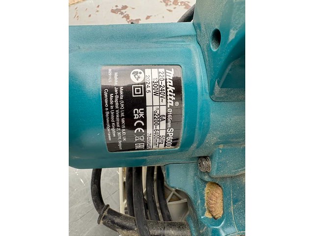Makita sp6000 cirkelzaagmachine - afbeelding 3 van  3