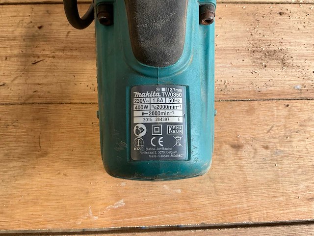 Makita tw0350 slagmoersleutel - afbeelding 4 van  5