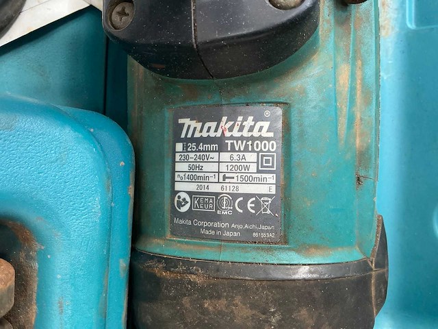 Makita tw1000 slagmoersleutel - afbeelding 4 van  6
