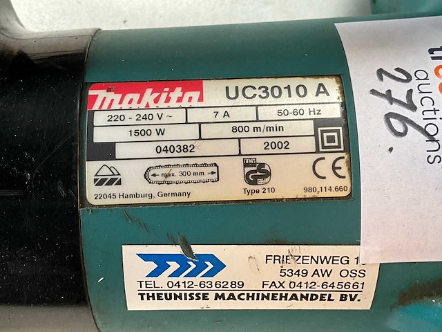 Makita uc3010a kettingzaag - afbeelding 5 van  5