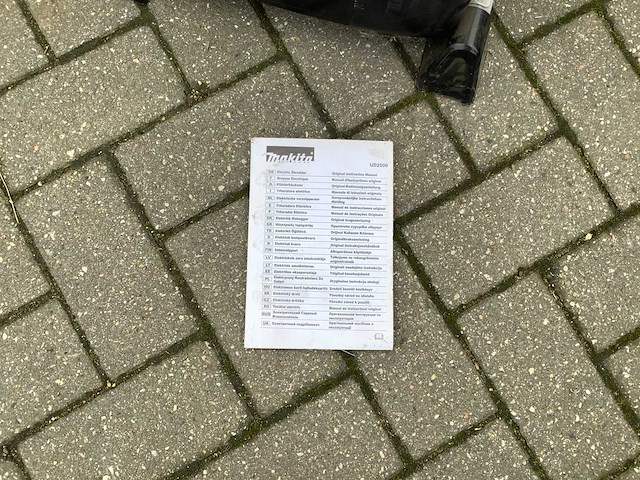 Makita ud2500 houthakselaar - afbeelding 4 van  7