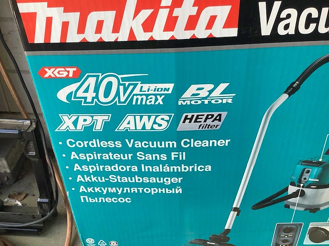 Makita vc004gl accu stofzuiger - afbeelding 2 van  3
