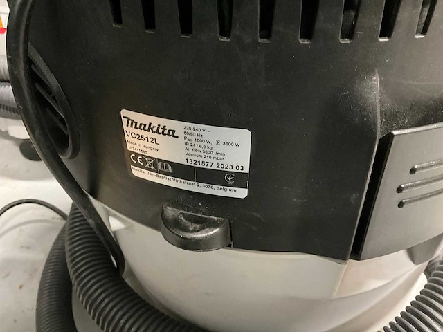 Makita vc2512l industriële stofzuiger (2x) - afbeelding 5 van  5