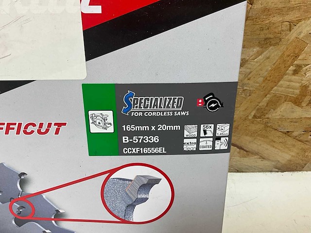 Makita zaagblad 165x20mm - afbeelding 2 van  3