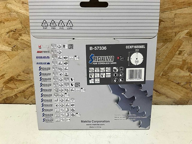 Makita zaagblad 165x20mm - afbeelding 3 van  3