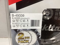 Makita zaagbladen 2 stuks (235x30x20t / 235x30x40t) - afbeelding 2 van  2