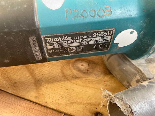 Makita/carat 9565h betonslijper - afbeelding 4 van  4
