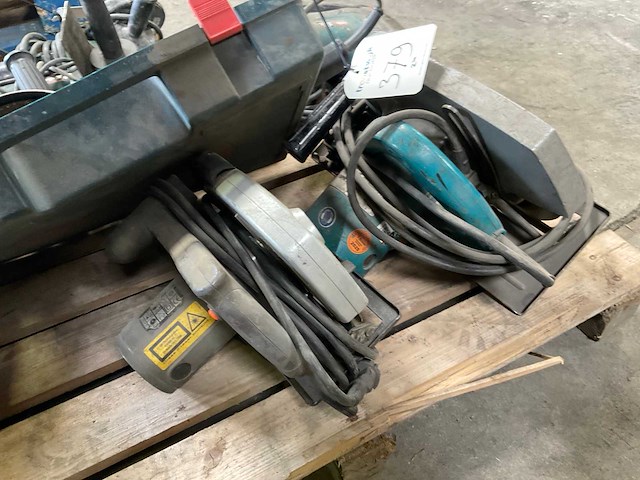 Makita/kinzo afkortcirkelzaagmachine (2x) - afbeelding 2 van  4