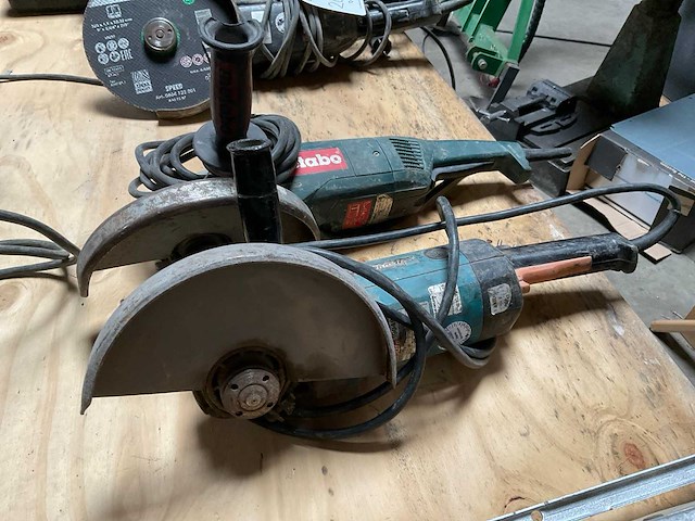 Makita/metabo haakse slijpmachine (2x) - afbeelding 2 van  6