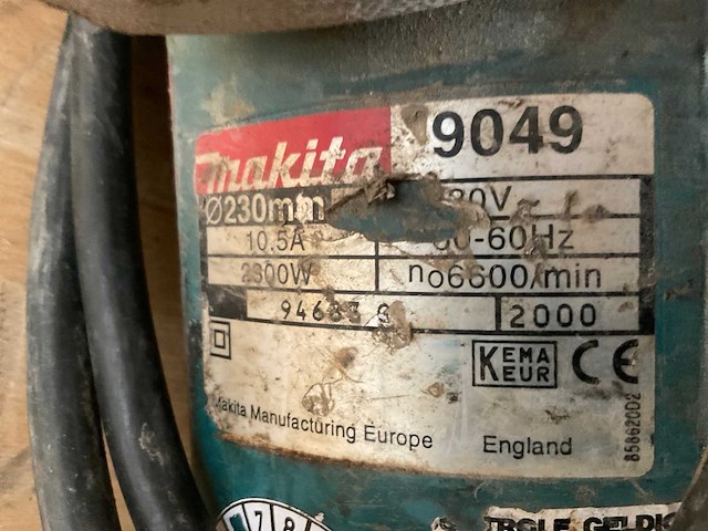 Makita/metabo haakse slijpmachine (2x) - afbeelding 6 van  6