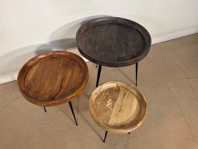 Malmö bijzettafel set van 3 - afbeelding 3 van  12