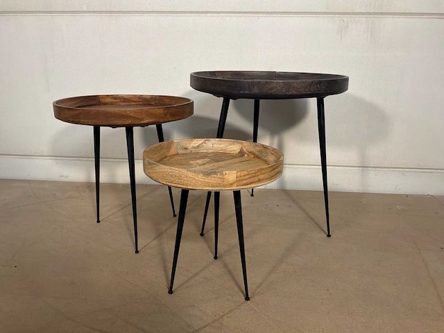 Malmö bijzettafel set van 3 - afbeelding 5 van  12