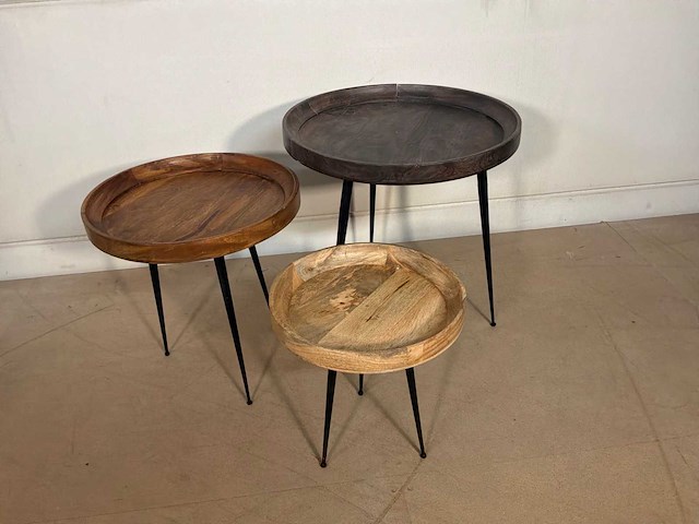 Malmö bijzettafel set van 3 - afbeelding 7 van  12