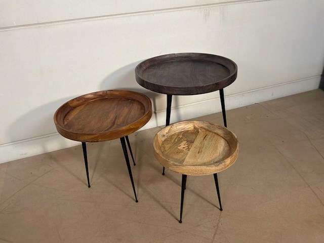 Malmö bijzettafel set van 3 - afbeelding 8 van  12