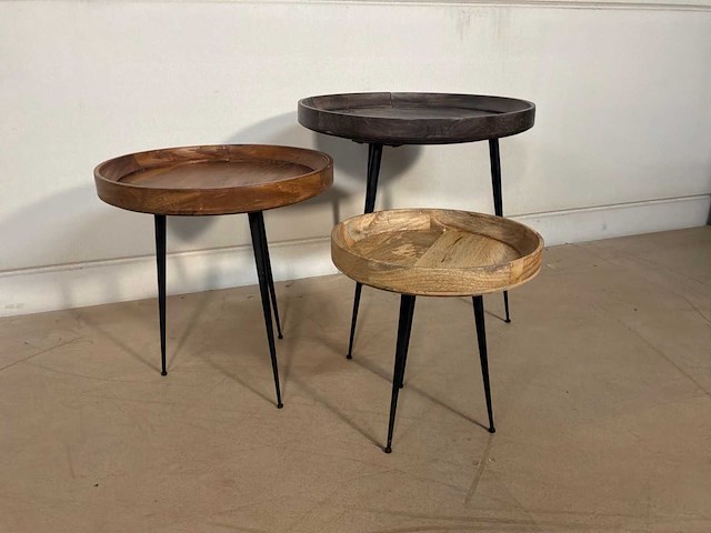 Malmö bijzettafel set van 3 - afbeelding 9 van  12