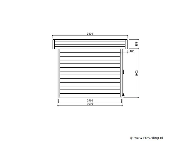 Malmo tuinhuis - afbeelding 3 van  3