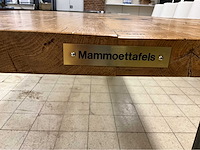 Mammoettafels eikenhouten restauranttafel - afbeelding 3 van  13
