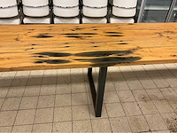 Mammoettafels eikenhouten restauranttafel - afbeelding 11 van  13