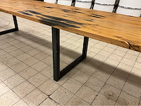 Mammoettafels eikenhouten restauranttafel - afbeelding 12 van  13