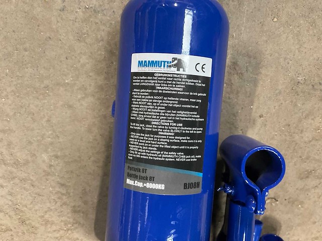 Mammuth bj08h bottle jack - afbeelding 2 van  3