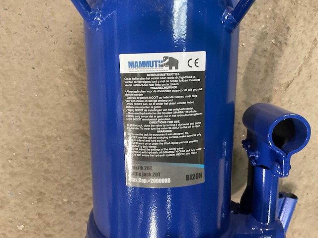 Mammuth bj20h bottle jack - afbeelding 1 van  3