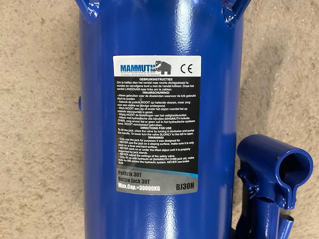 Mammuth bj30h bottle jack - afbeelding 2 van  3