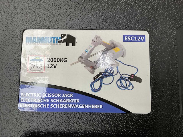 Mammuth esc12v electrische schaarkrik 12v - afbeelding 1 van  5