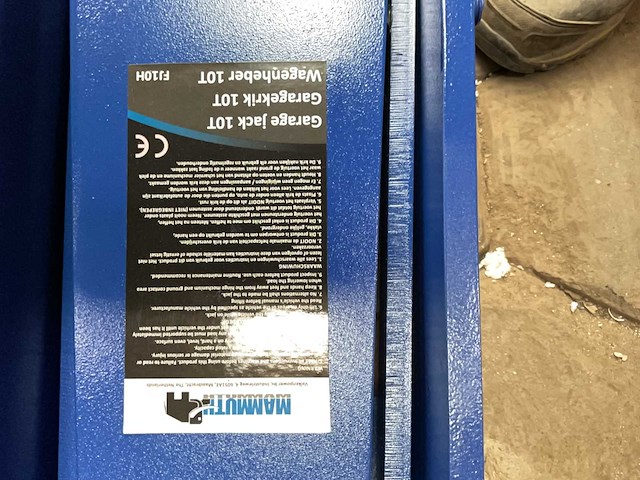 Mammuth fj10h garagekrik - afbeelding 4 van  4