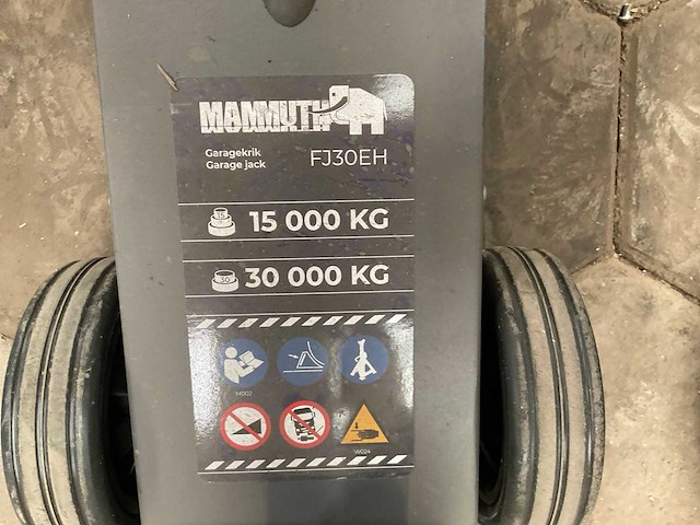 Mammuth fj30eht garagekrik - afbeelding 5 van  5