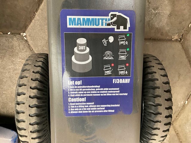 Mammuth fj430aht garagekrik - afbeelding 4 van  4