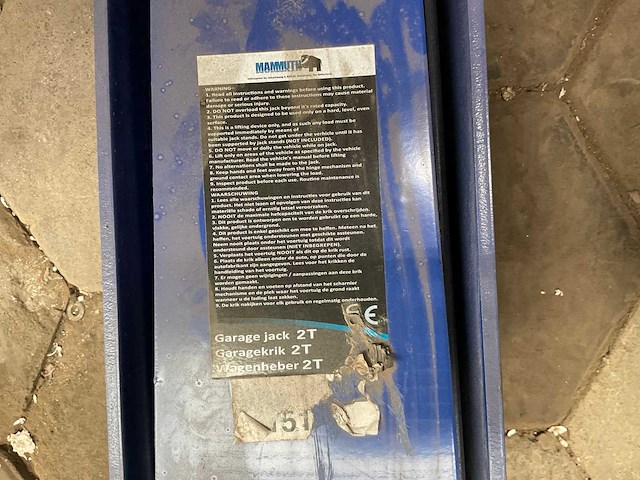 Mammuth garagekrik - afbeelding 4 van  4
