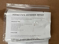 Mammuth hgp50 hand pipe bender - afbeelding 4 van  4