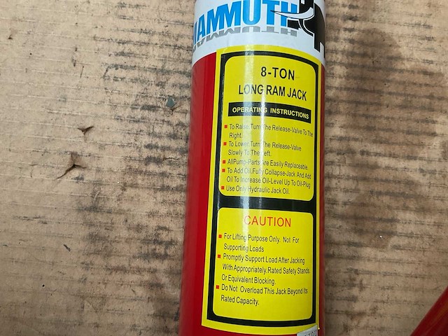 Mammuth long ram jack - afbeelding 3 van  3