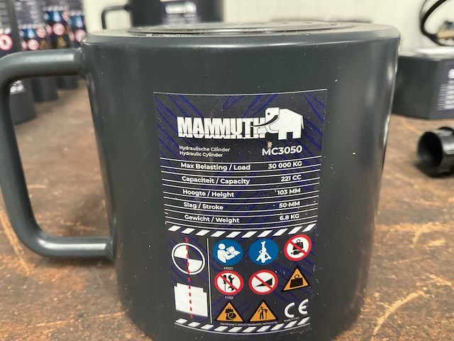 Mammuth mc3050 hydraulische hefcilinder - afbeelding 2 van  2