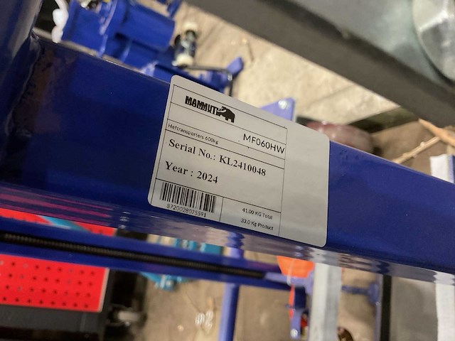 Mammuth mf060hw heftransporter set - afbeelding 2 van  4