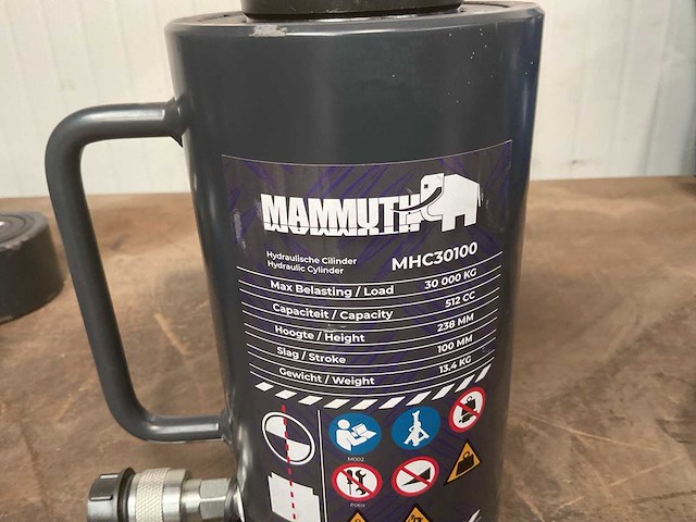 Mammuth mhc30100 hydraulische cilinder - afbeelding 2 van  2