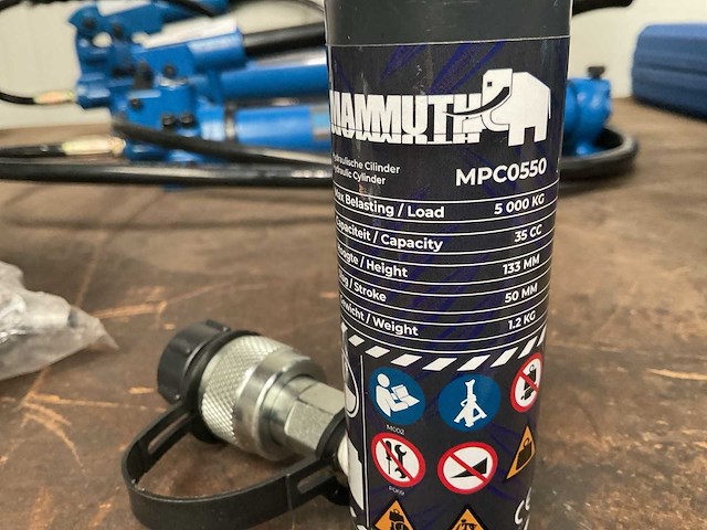 Mammuth mpc0550 hydraulische hefcilinder - afbeelding 1 van  1