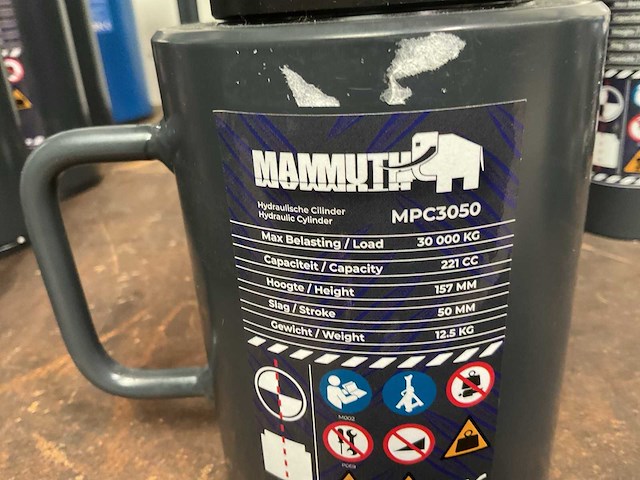 Mammuth mpc3050 hydraulische hefcilinder - afbeelding 1 van  1