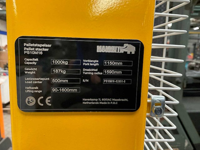 Mammuth ps10m16 stapelaar - afbeelding 8 van  8