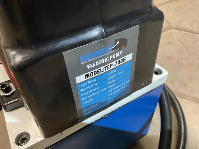 Mammuth tep-700b elektrische hydraulische pomp - afbeelding 4 van  6