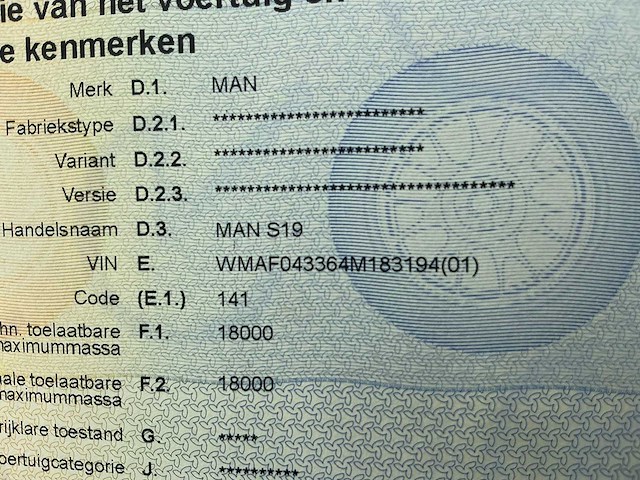 Man - 1994 - s19 - vrachtwagen - afbeelding 7 van  18