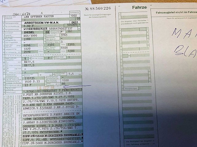 Man - 6.90 - vrachtwagen - 1986 - afbeelding 33 van  39