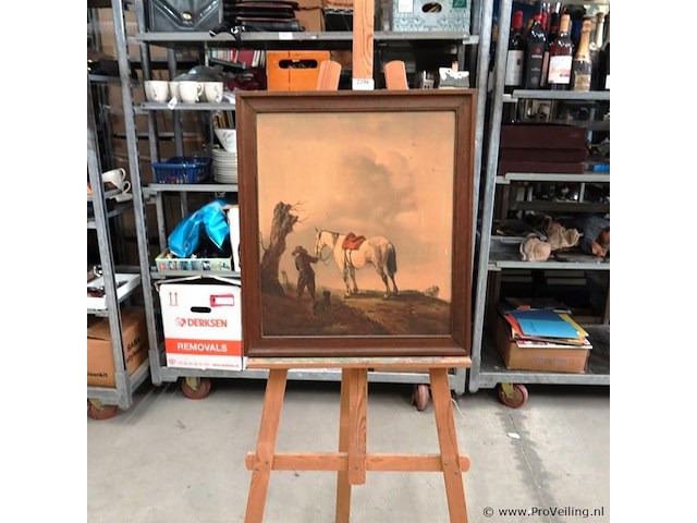 Man met paard - afbeelding 1 van  5