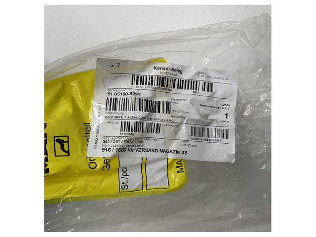 Man oil transfer pump module 12v - 51051006297 - afbeelding 6 van  6