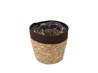 Mand saga stro ø19xh17cm bruin (967x) - afbeelding 1 van  1
