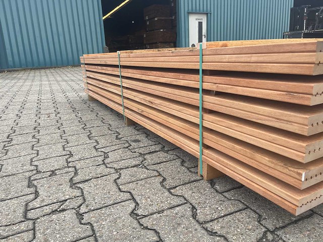 Mandioqueira vlonderplanken 4000x120x21mm (64x) - afbeelding 3 van  4